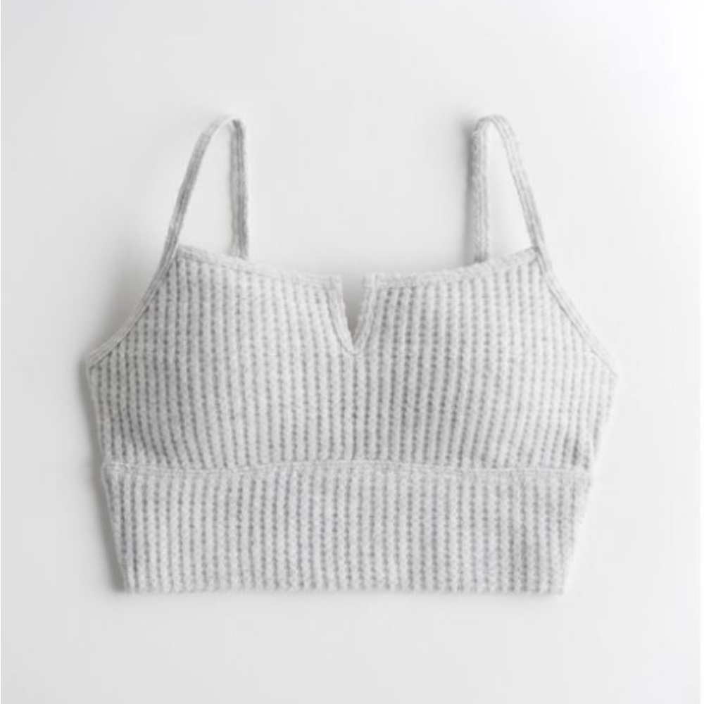 Gilly Hicks Ribbed Knit Crop Top